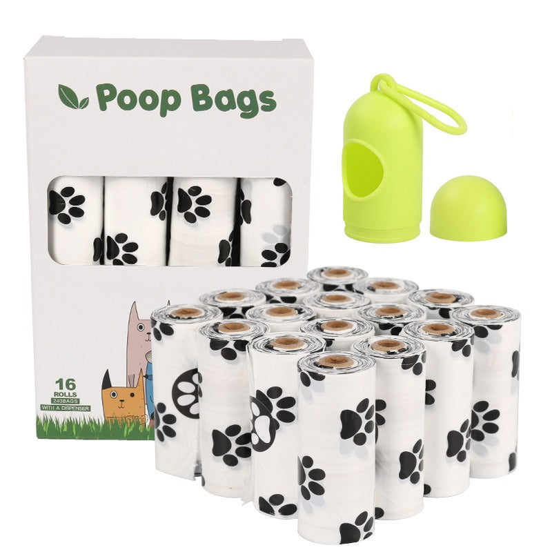 Dog Waste Bags With Dispenser, 12-Month Decomposition