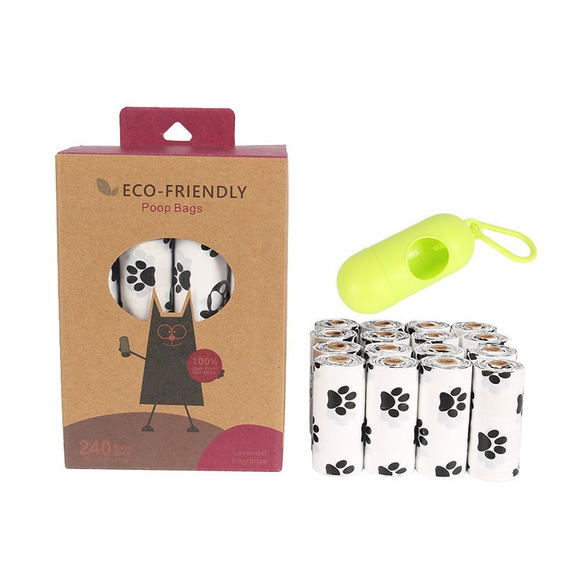 Dog Waste Bags With Dispenser, 12-Month Decomposition