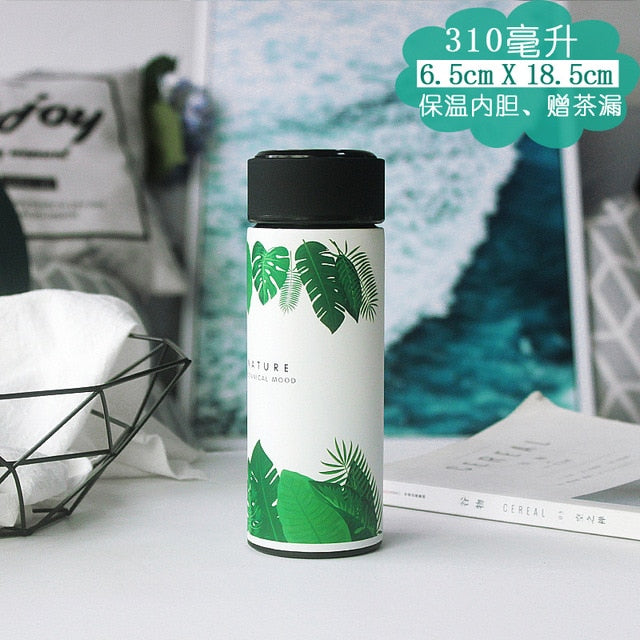 Stainless Steel Thermal Water Bottle with Tea Infuser