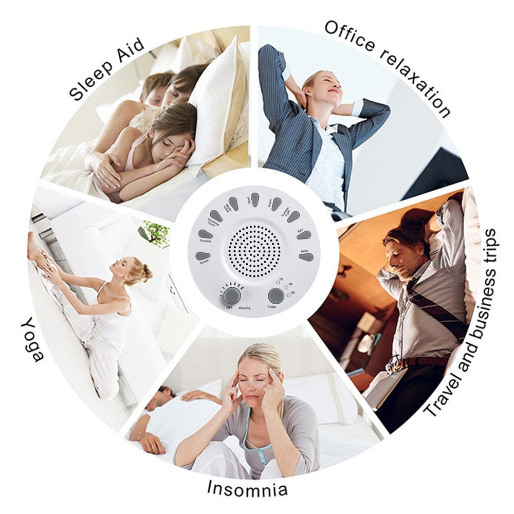 White Noise Machine for Baby Sleep with 9 Sounds