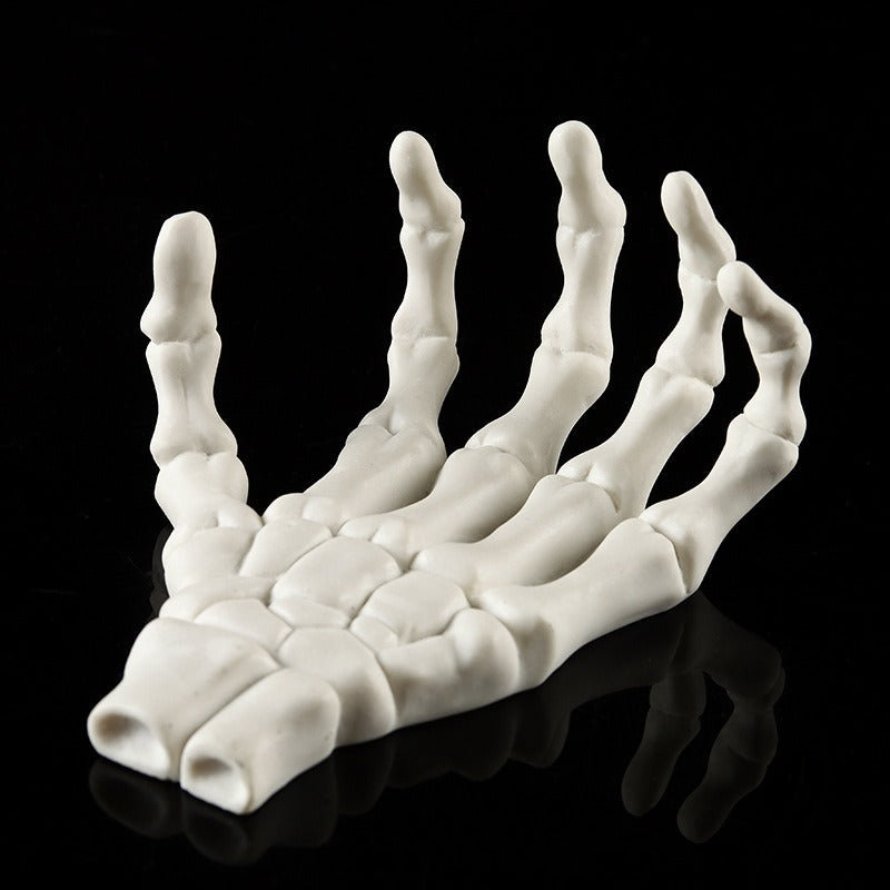 White Skeleton Hand Decoration for Gothic Home Style