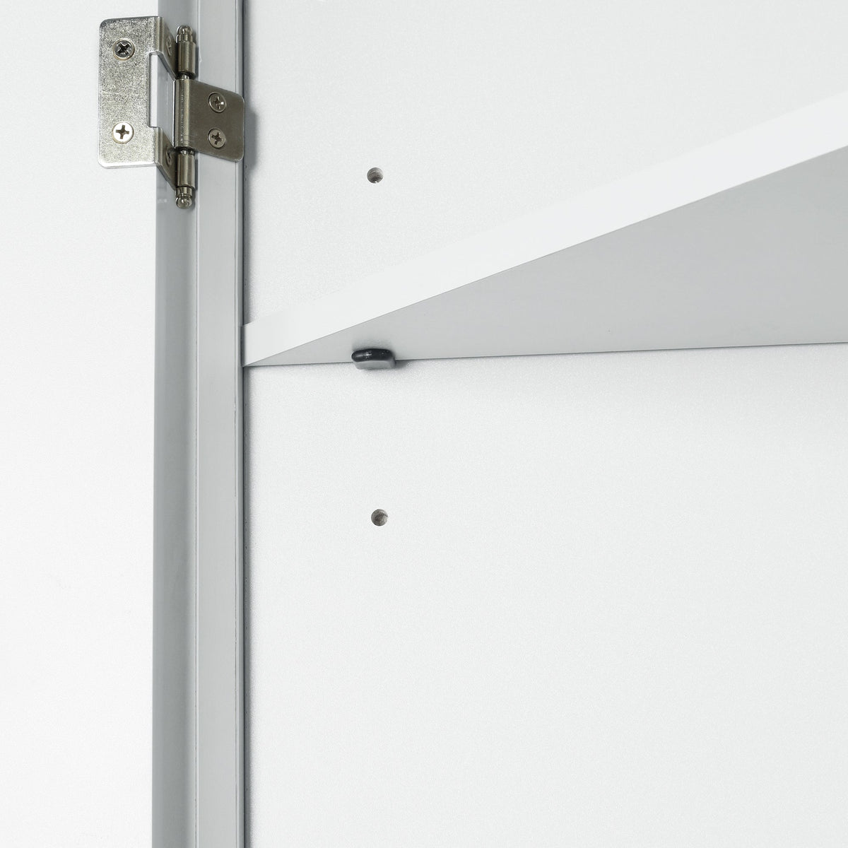 Corner Bathroom Storage Cabinet with Adjustable Shelves