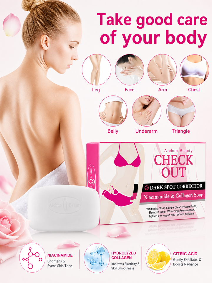 Brightening Soap Bar — Niacinamide & Collagen 40g