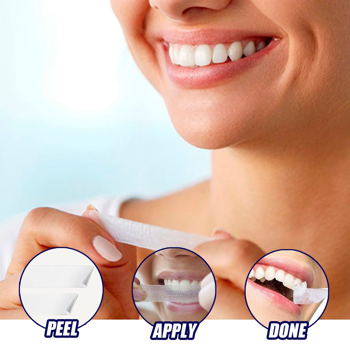 Whitening Tooth Strips for Brighter, Cleaner Teeth