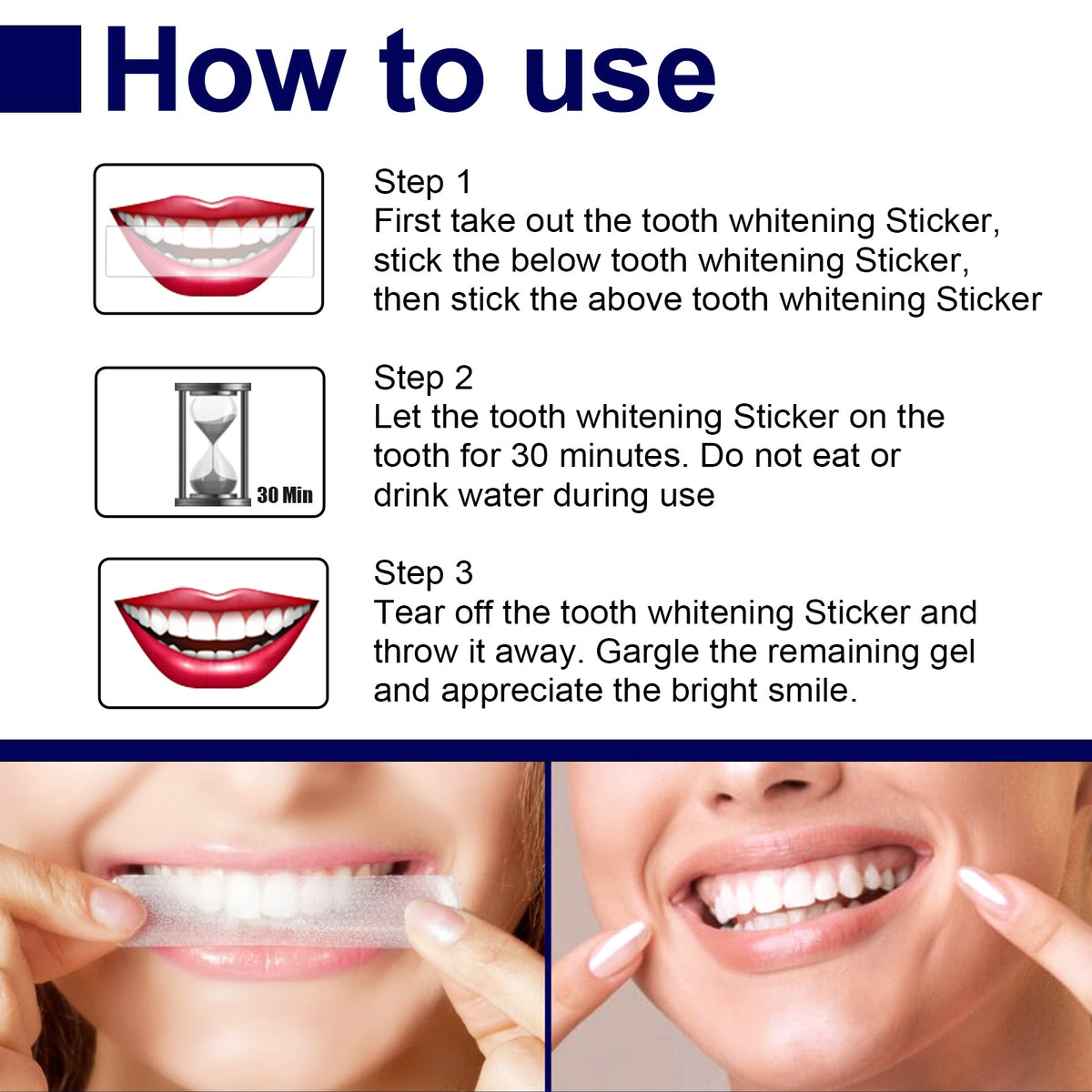Whitening Tooth Strips for Brighter, Cleaner Teeth