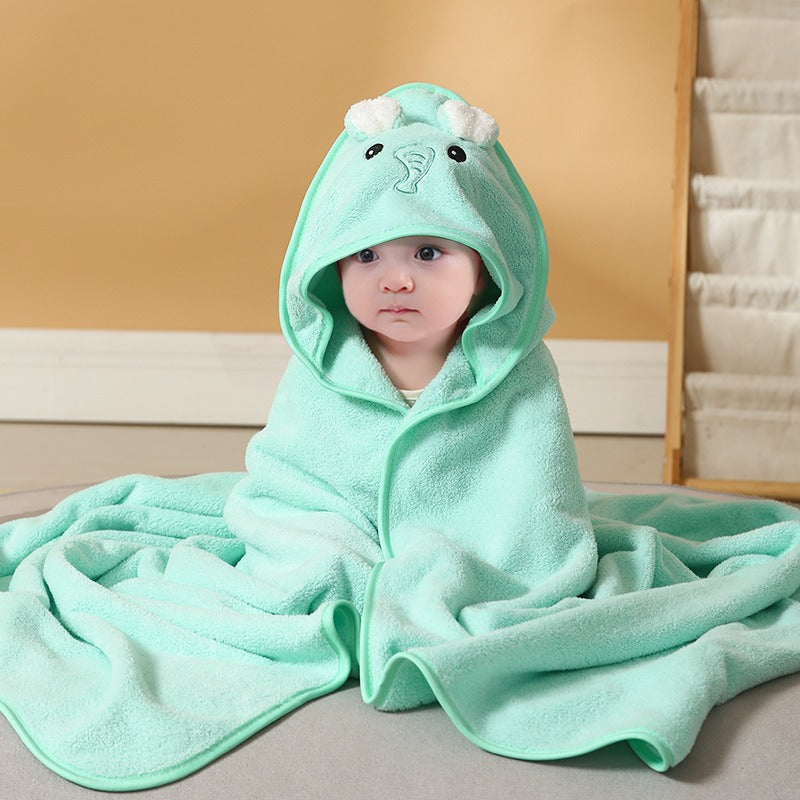 Baby Hooded Bath Towel for Warm, Cozy Newborn Wraps
