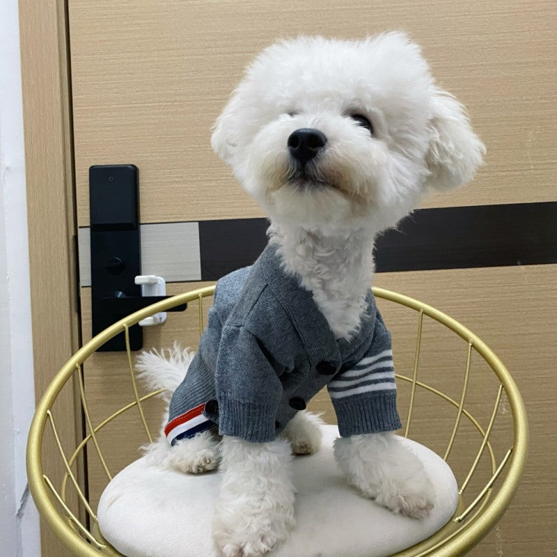 Pet Knit Cardigan for Dogs & Cats | Cozy Walk Style