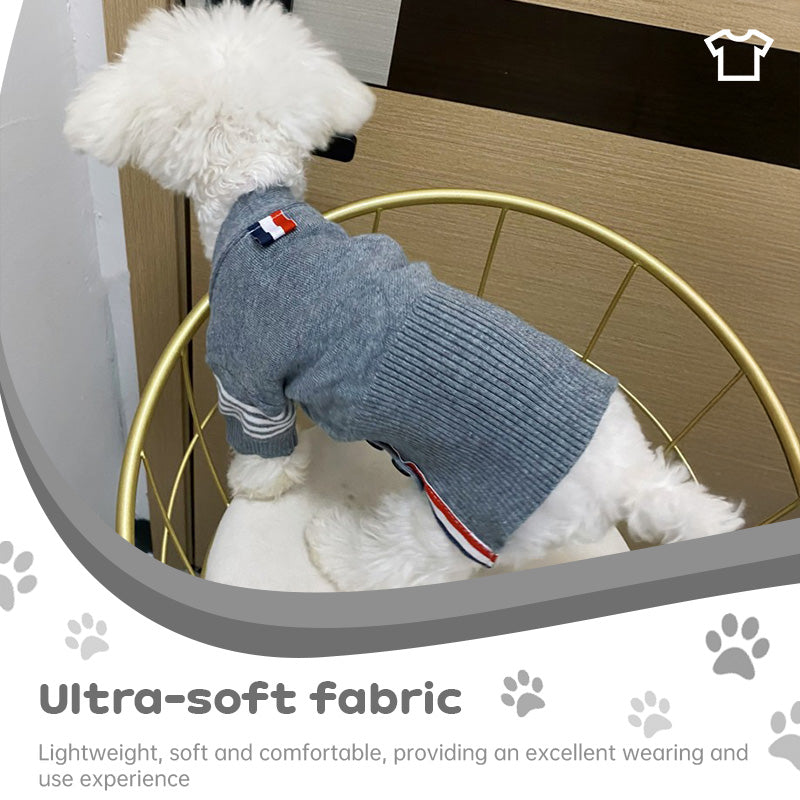Pet Knit Cardigan for Dogs & Cats | Cozy Walk Style
