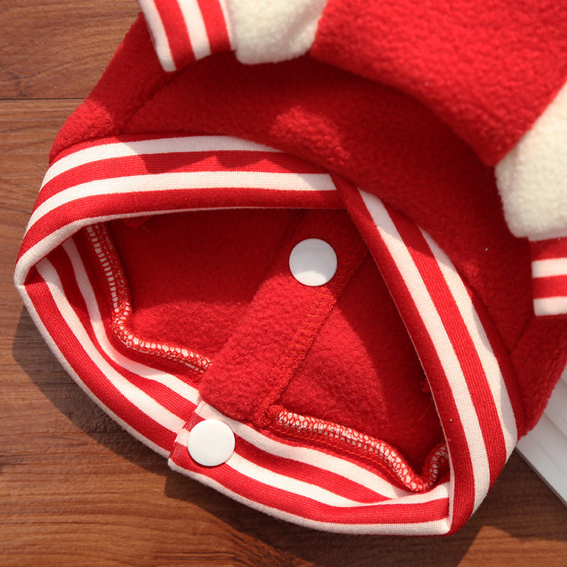 Fleece Dog Jacket for Warm, Stylish Walks and Travel