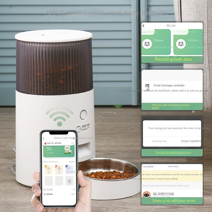 WiFi Automatic Pet Feeder With Freshness Protection