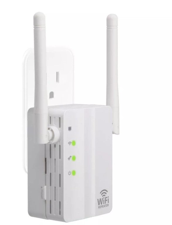 WiFi Repeater 300 Mbps Plug-In Booster for Dead Zones