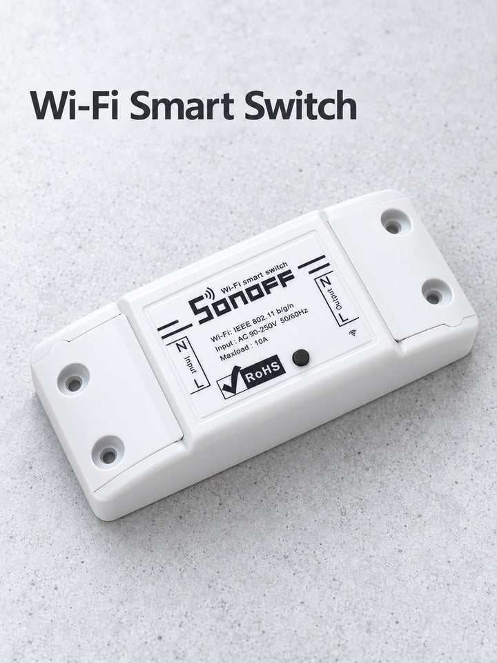 Wi-Fi Smart Wall Switch Module for Alexa Voice Control