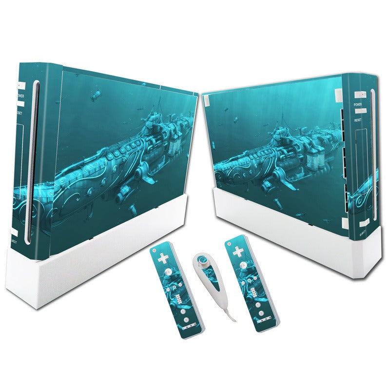 Wii Console Skin Stickers: Full-Body Protective Vinyl Wrap