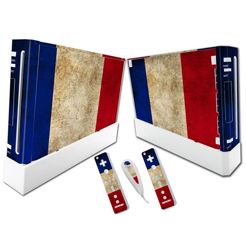 Wii Console Skin Stickers: Full-Body Protective Vinyl Wrap
