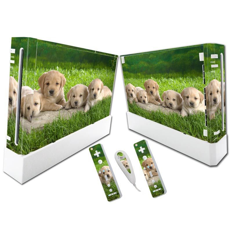 Wii Console Skin Stickers: Full-Body Protective Vinyl Wrap