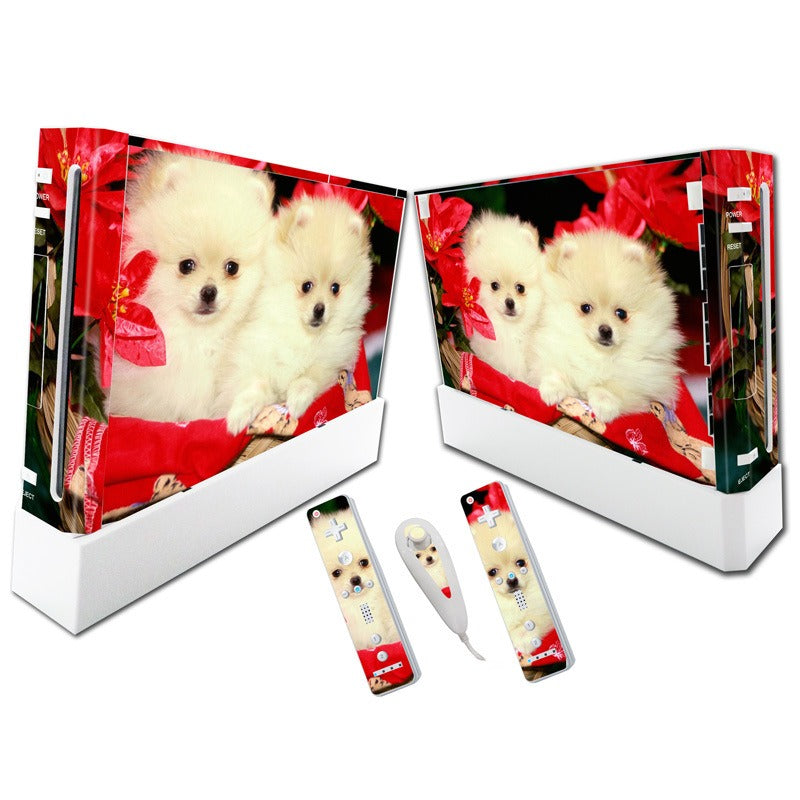 Wii Console Skin Stickers: Full-Body Protective Vinyl Wrap