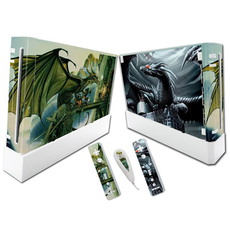 Wii Console Skin Stickers: Full-Body Protective Vinyl Wrap