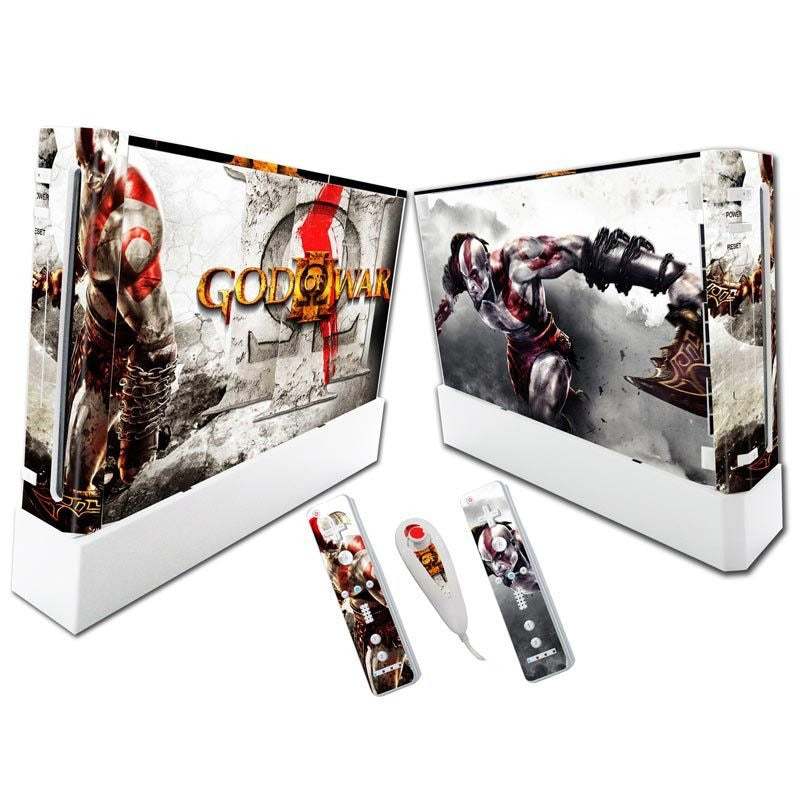 Wii Console Skin Stickers: Full-Body Protective Vinyl Wrap