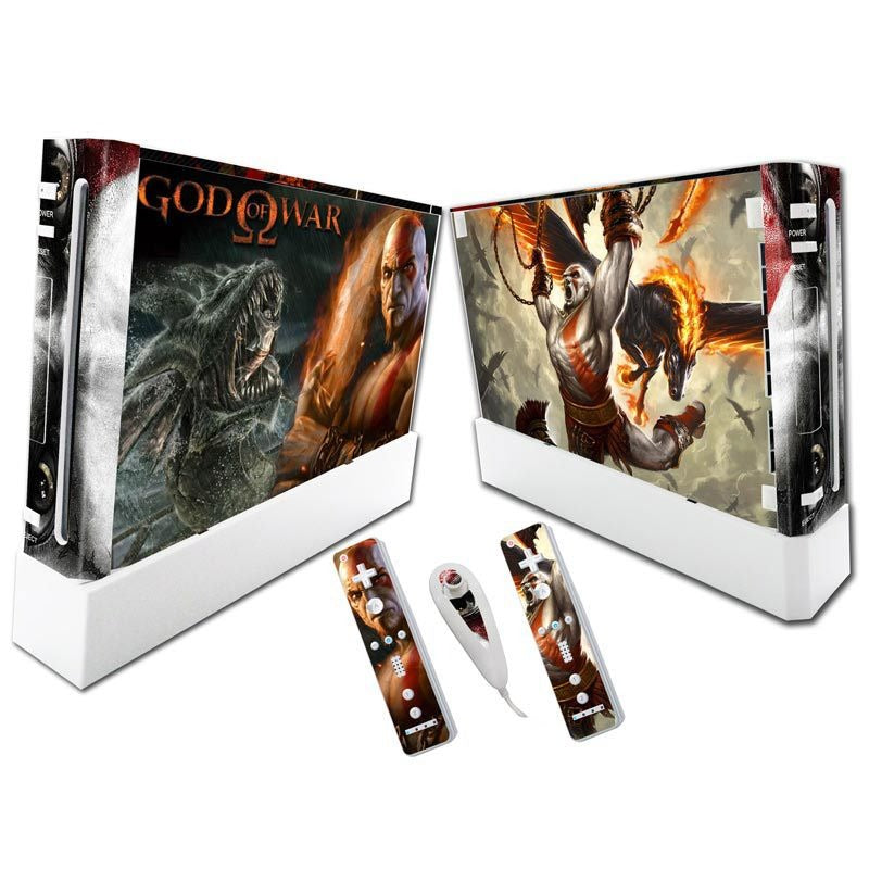 Wii Console Skin Stickers: Full-Body Protective Vinyl Wrap