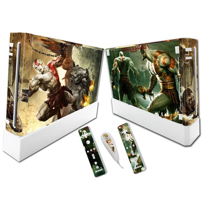 Wii Console Skin Stickers: Full-Body Protective Vinyl Wrap