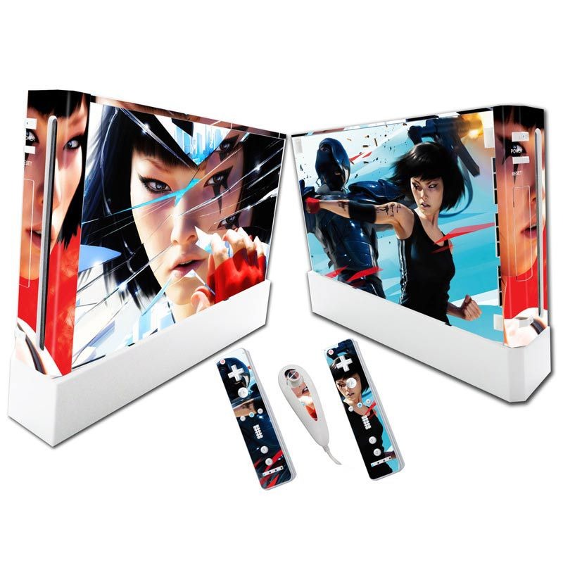 Wii Console Skin Stickers: Full-Body Protective Vinyl Wrap