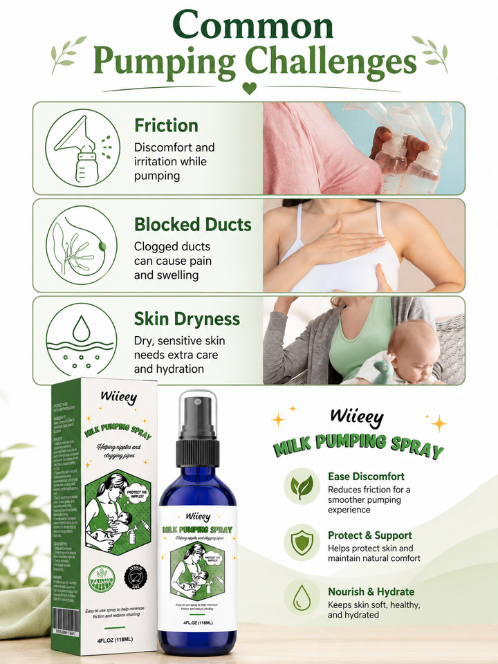 Breast Pumping Spray — Reduce Nipple Pain & Friction