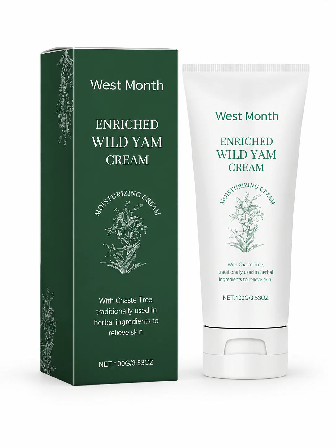 Wild Yam Body Cream — Menstrual Relief & Cycle Support
