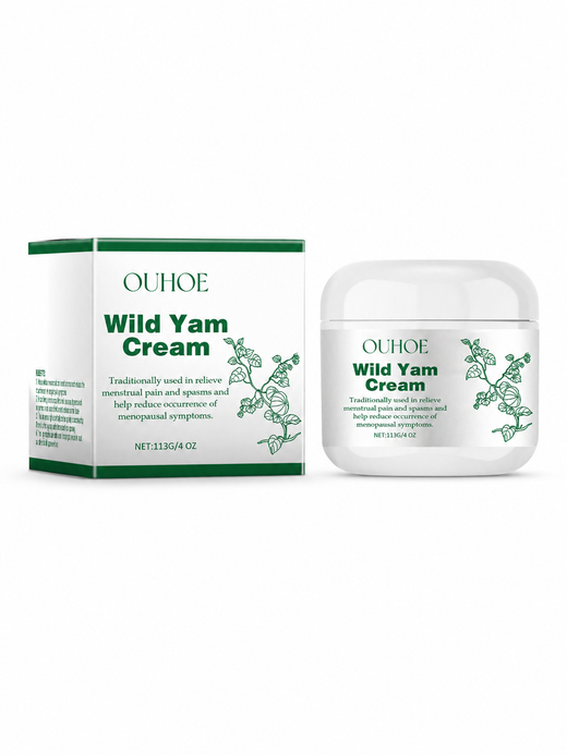 Wild Yam Cream — Natural Menstrual Pain Relief & Skin