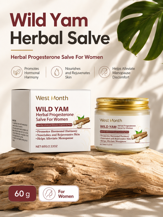Wild Yam Herbal Salve — Hormonal Harmony & Menopause Relief
