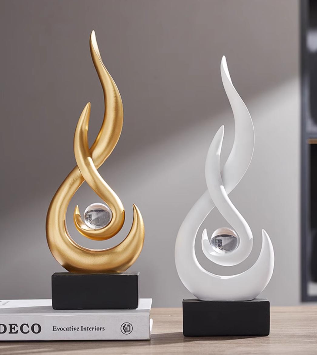 Abstract Sculpture Decor for Modern Luxury Interiors