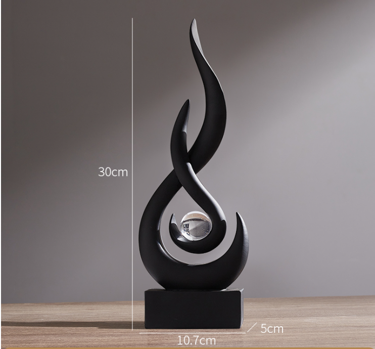 Abstract Sculpture Decor for Modern Luxury Interiors