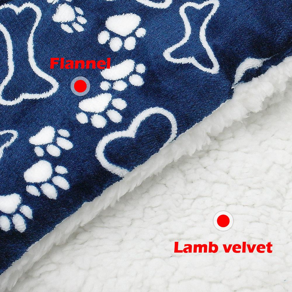 Pet Bed Mat for Dogs & Cats | Warm Plush Comfort Pad
