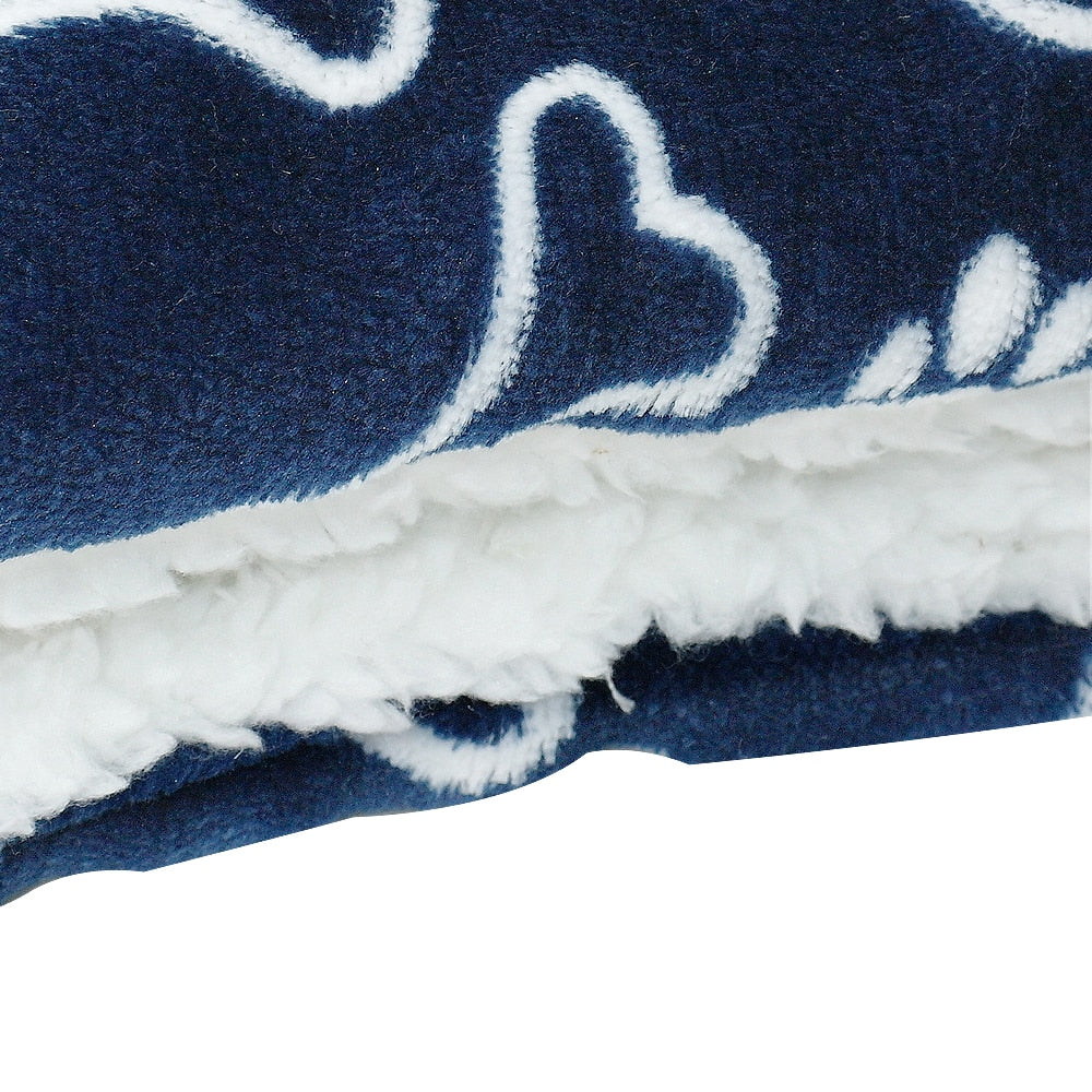 Pet Bed Mat for Dogs & Cats | Warm Plush Comfort Pad