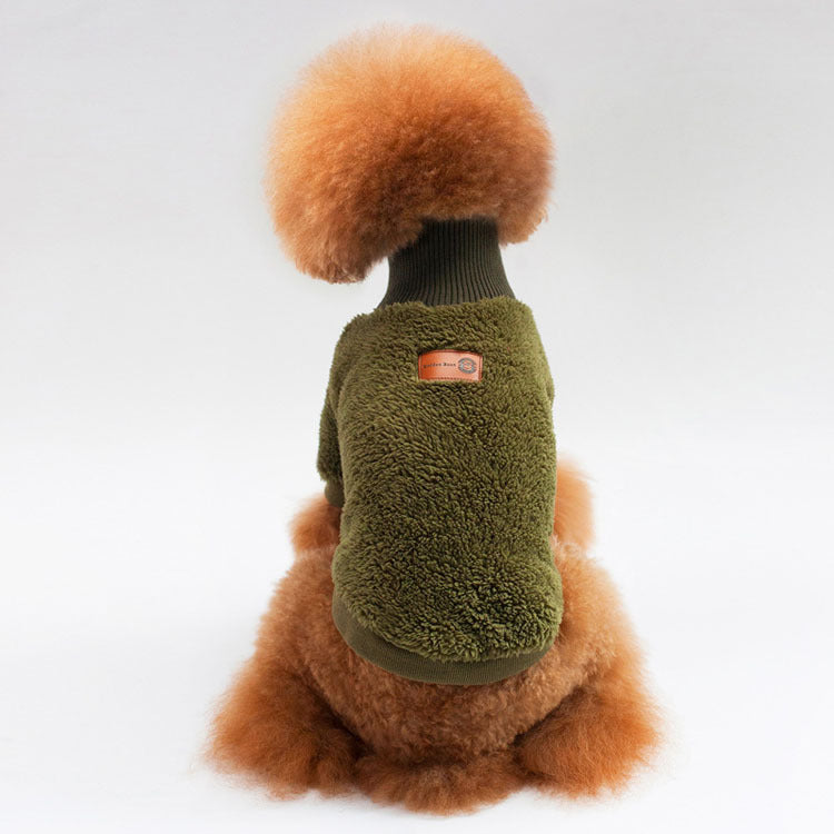 Dog Turtleneck Sweater for Cozy Winter Walks & Lounging