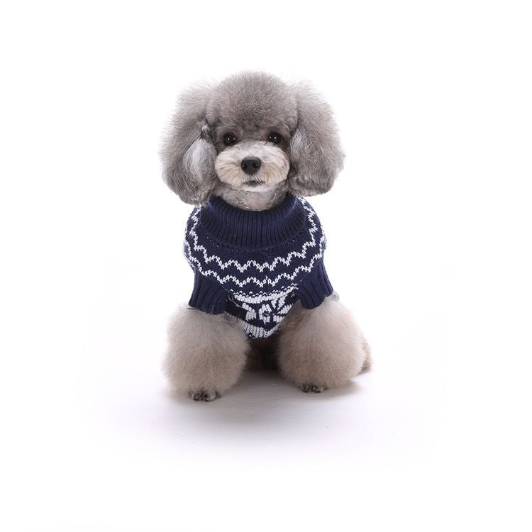 Small Dog Winter Sweater – Nordic Knit Warmth & Comfort