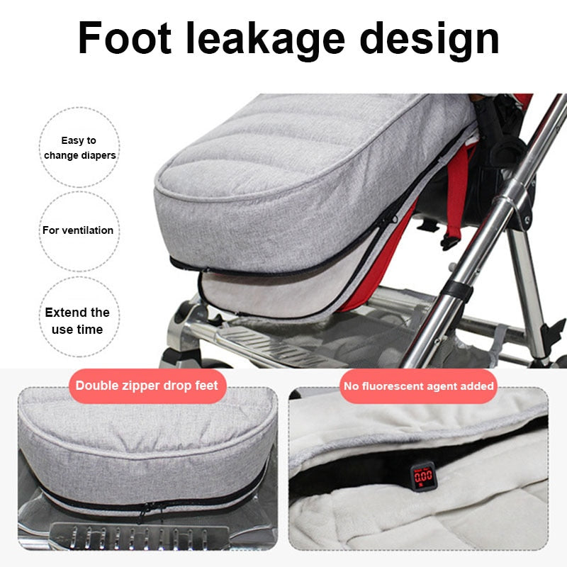 Baby Stroller Sleeping Bag for Protected Winter Walks