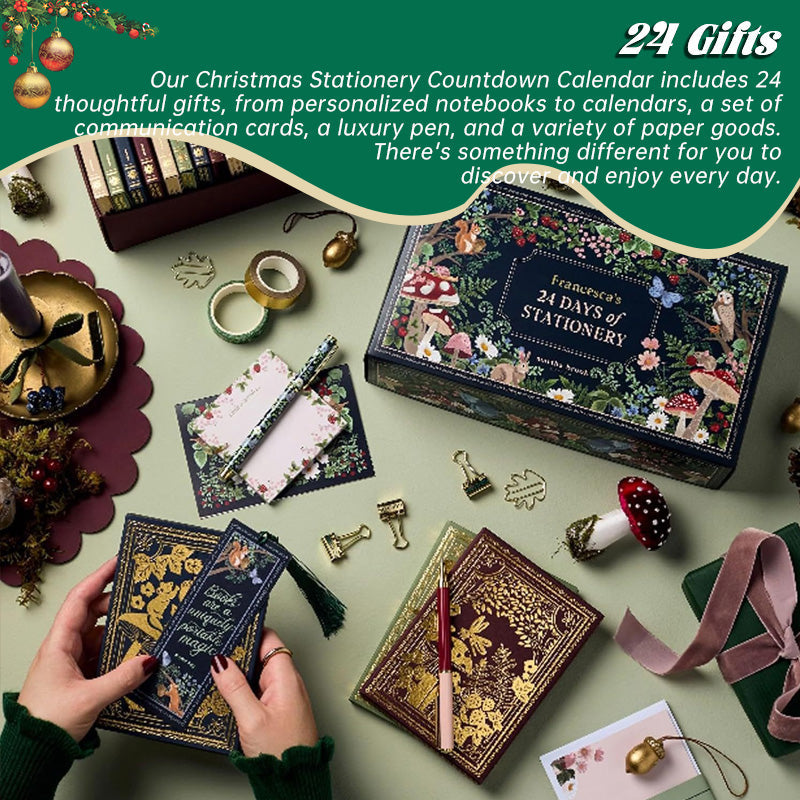 Christmas Countdown Stationery Calendar | 24-Day Gift