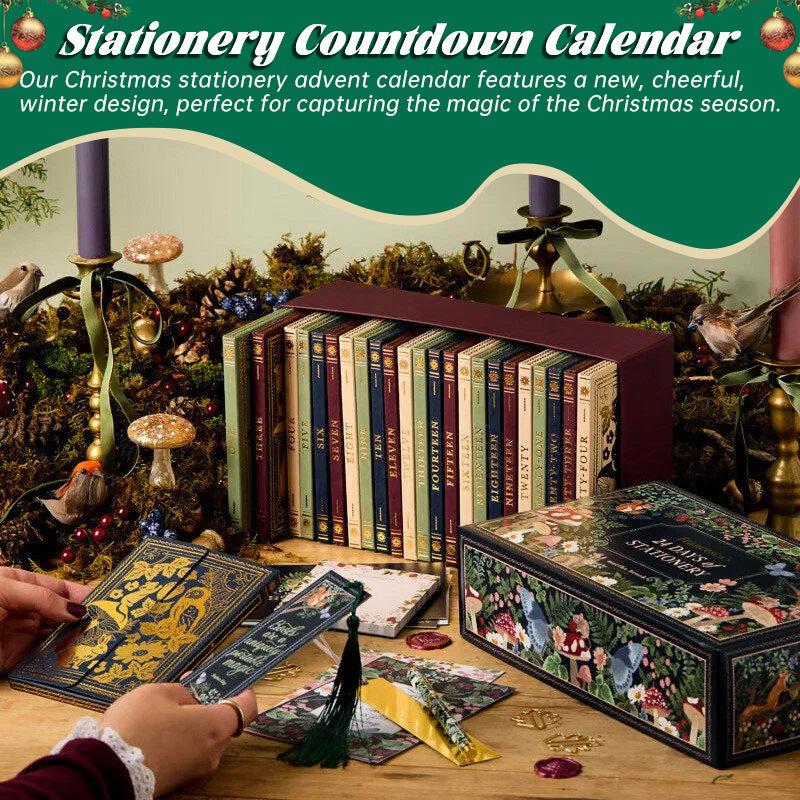 Christmas Countdown Stationery Calendar | 24-Day Gift