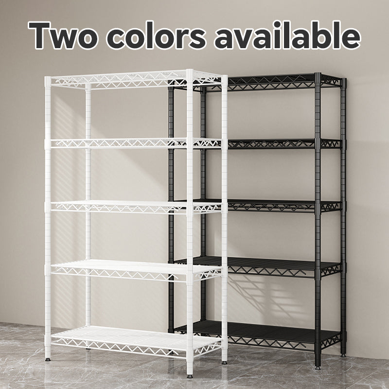 Wire Metal Storage Rack: 5-Tier Kitchen Shelving Unit