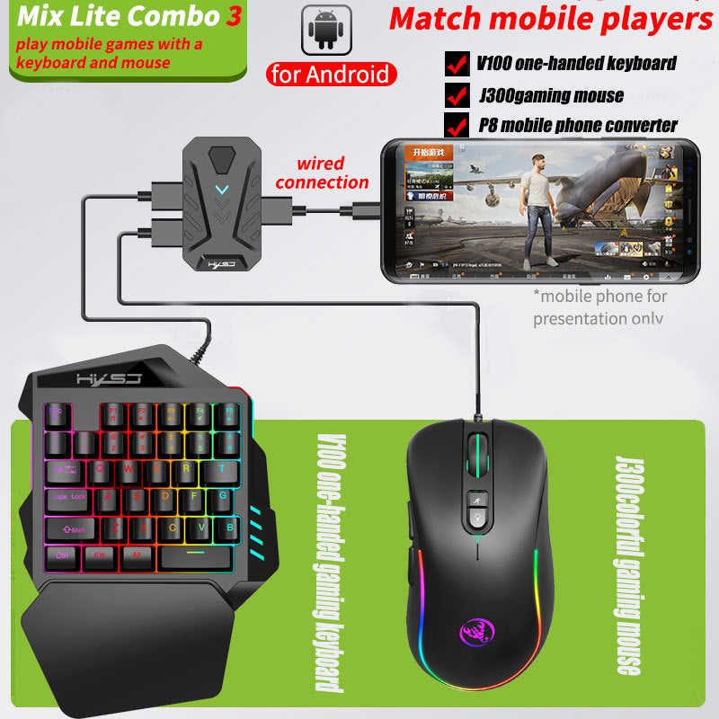 Wired Android Keyboard and Mouse Converter for PUBG