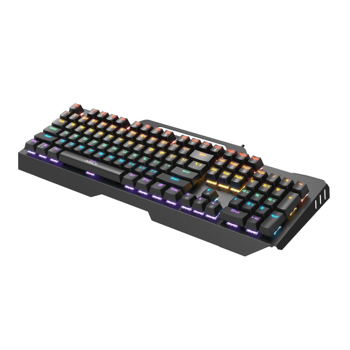 Full-Size RGB Gaming Keyboard with Metal Top Plate