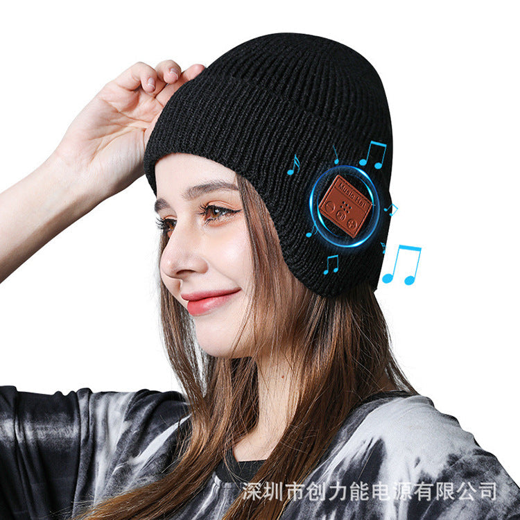 Bluetooth Beanie Hat with Speakers for Winter Music