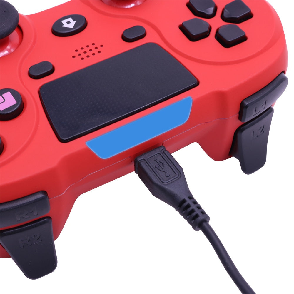 Wireless P4 Gamepad Controller With Dual Vibration