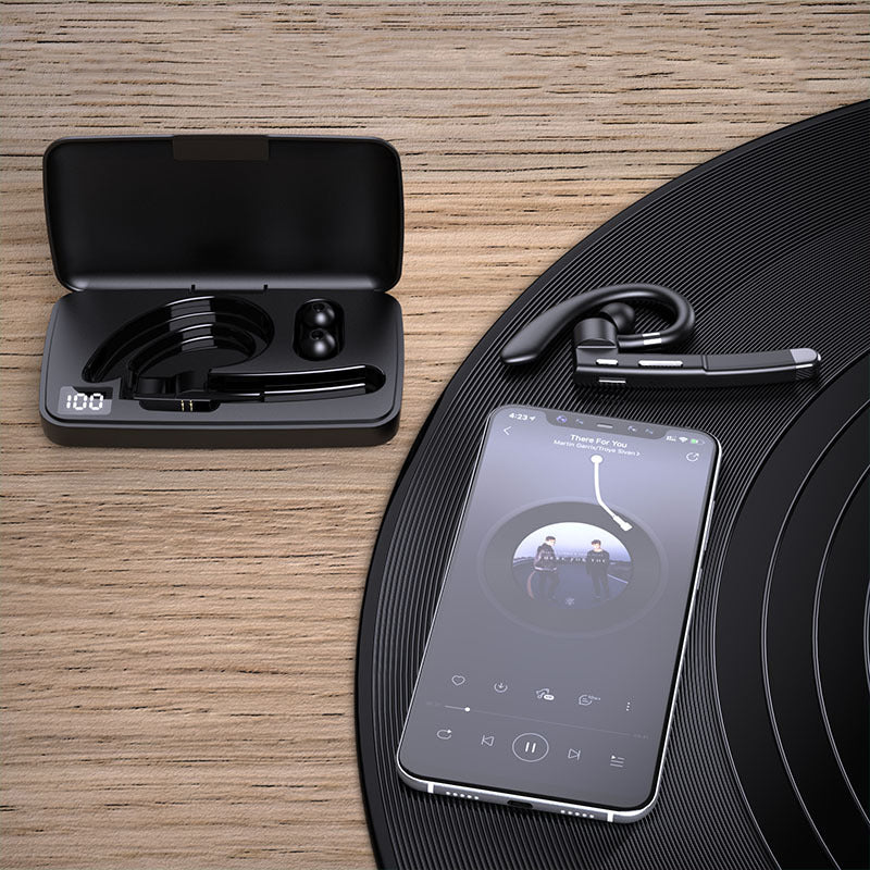Single Ear Bluetooth Headset for Clear Hands-Free Calls