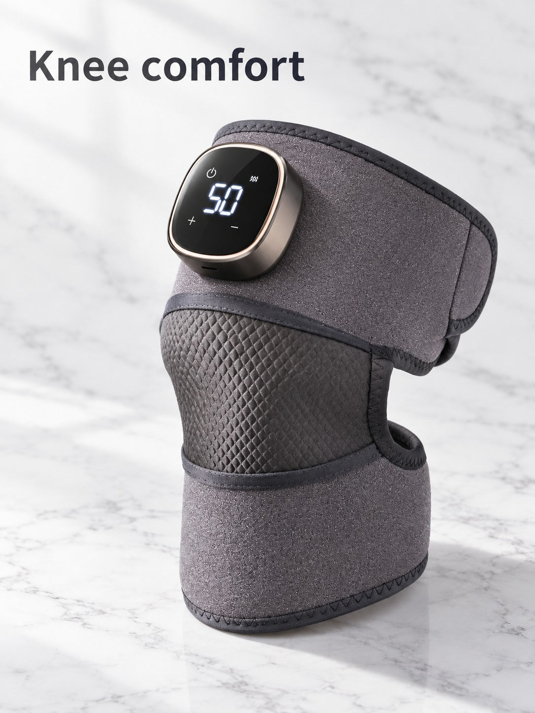 Wireless Heated Knee Massager with Vibration Modes