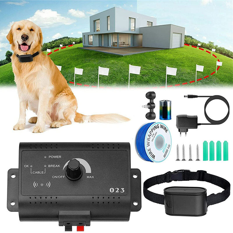 Invisible Dog Fence System With 984 Ft Boundary Wire