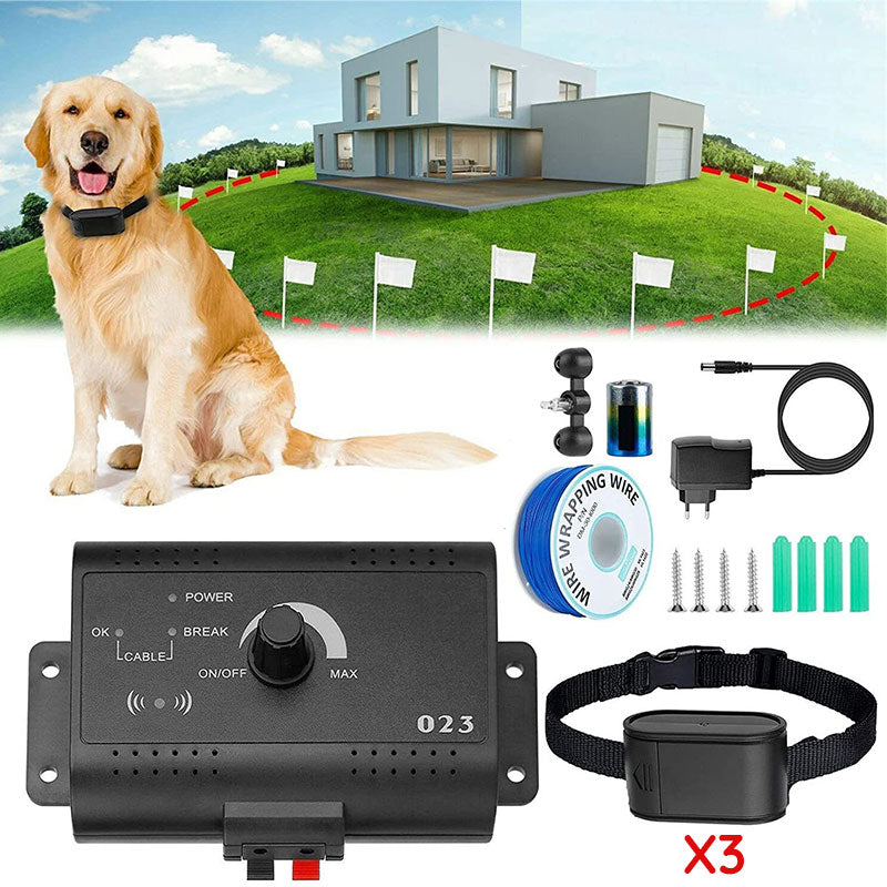 Invisible Dog Fence System With 984 Ft Boundary Wire