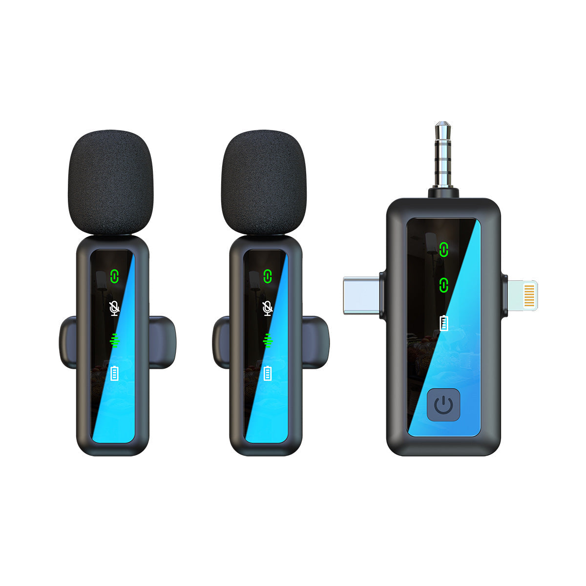 Wireless Lapel Microphone for Streaming and Vlogging