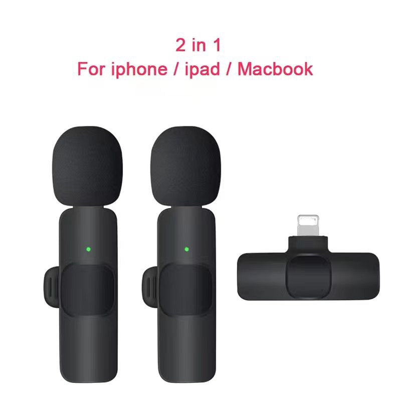 Wireless Lavalier Microphone for iPhone and Android Phones
