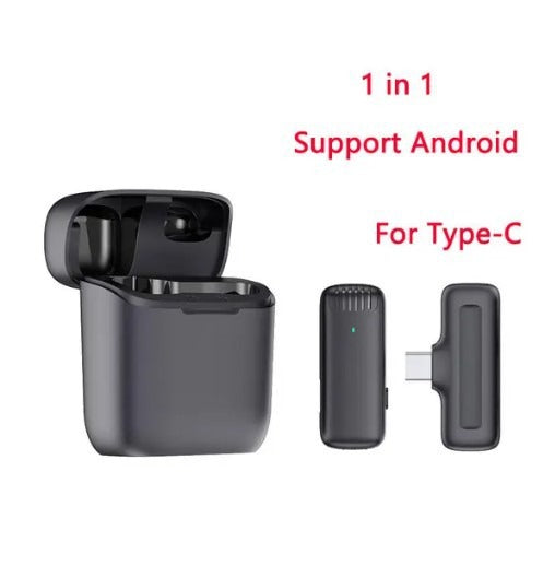 Wireless Lavalier Microphone for iPhone and Android Phones